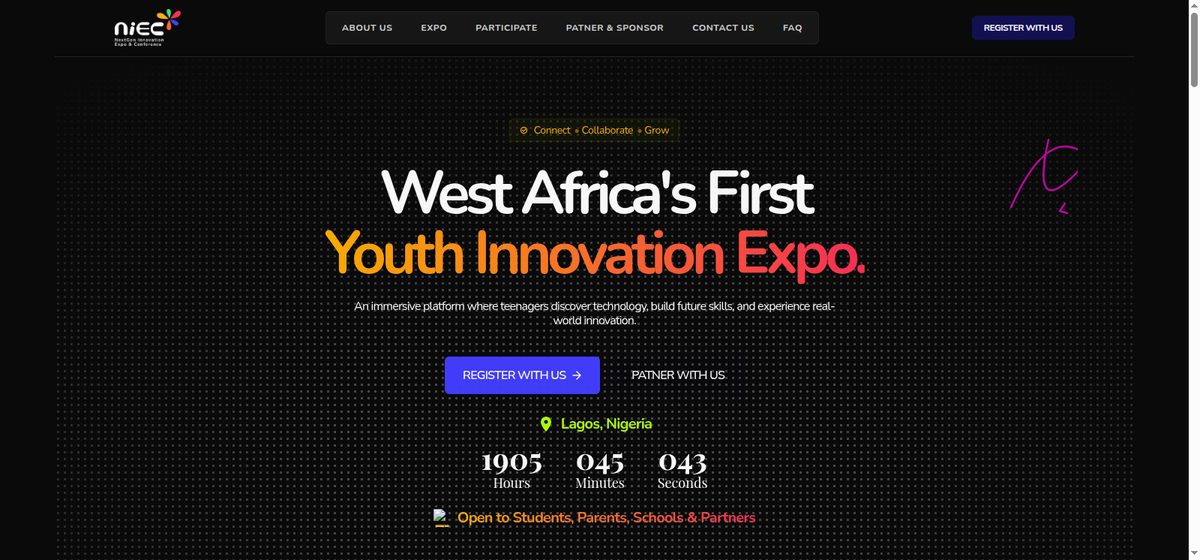 NextGen Innovation Expo & Conference website